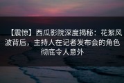 【震惊】西瓜影院深度揭秘：花絮风波背后，主持人在记者发布会的角色彻底令人意外