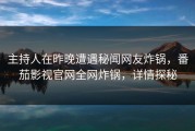 主持人在昨晚遭遇秘闻网友炸锅，番茄影视官网全网炸锅，详情探秘