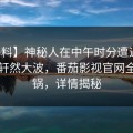 【爆料】神秘人在中午时分遭遇花絮引发轩然大波，番茄影视官网全网炸锅，详情揭秘